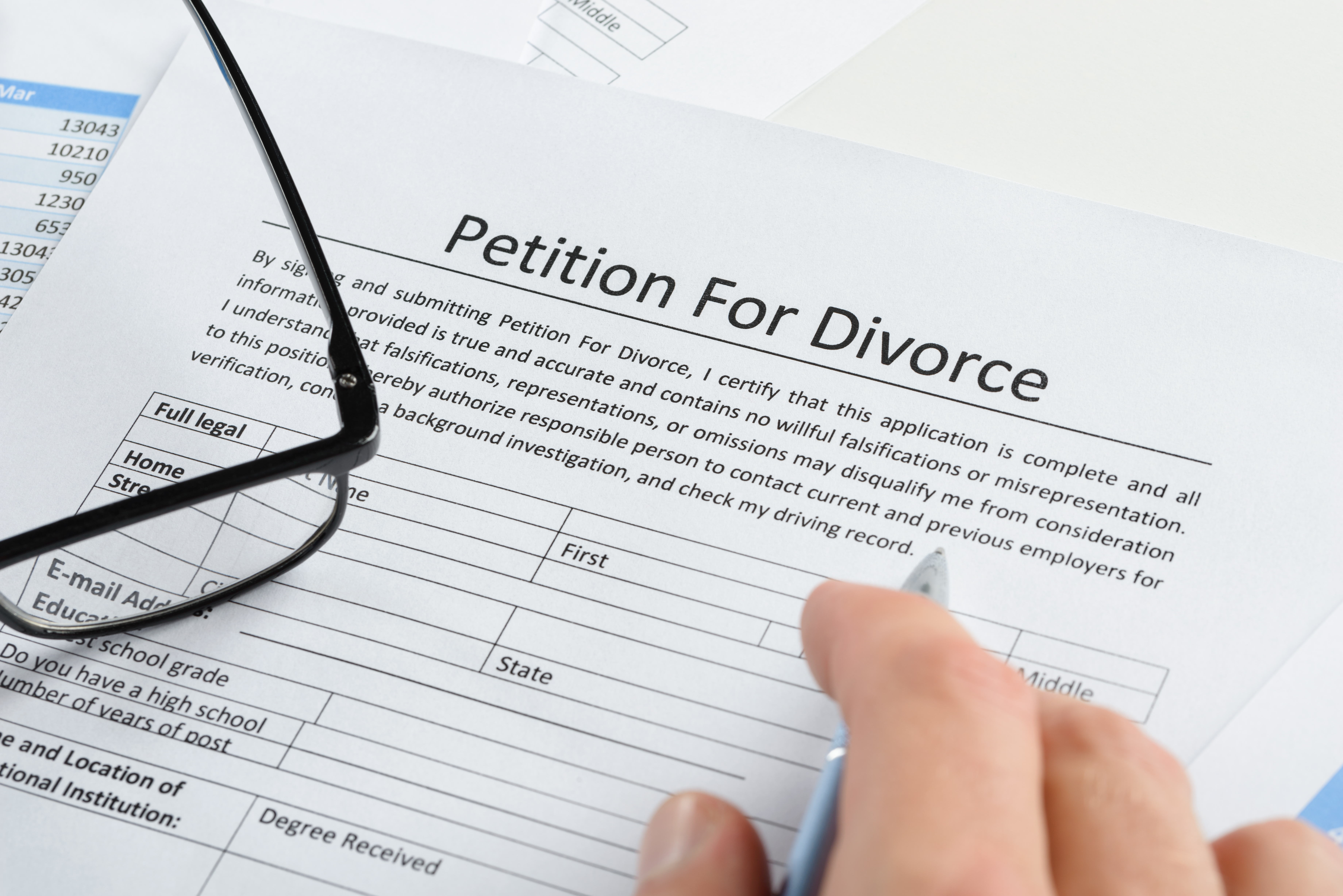 Petition for divorced served by our UK Process Servers
